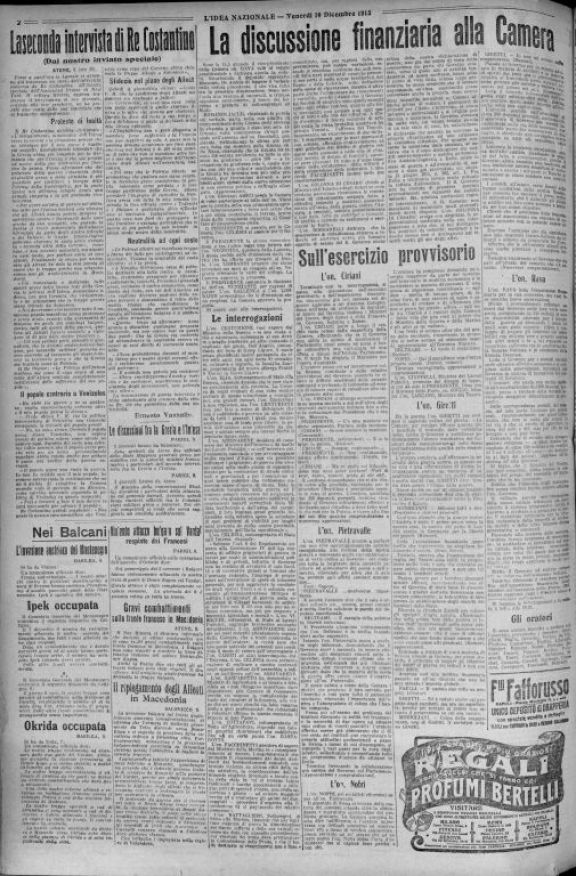 L'idea nazionale : settimanale-politico