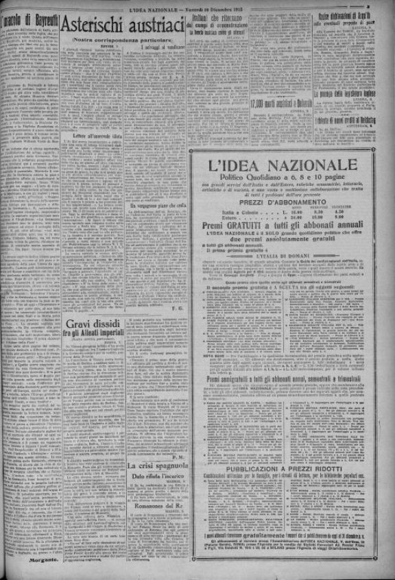 L'idea nazionale : settimanale-politico