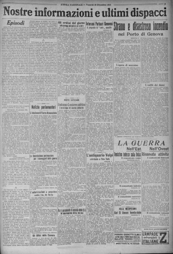 L'idea nazionale : settimanale-politico