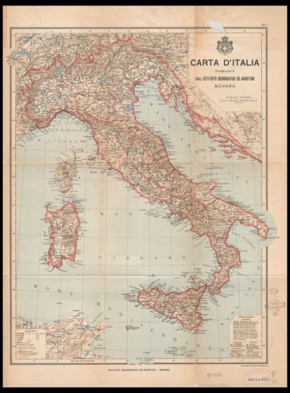 Regno d'Italia e Trentino  : 3 carte geografiche a corredo della Nuova storia del Risorgimento Italiano