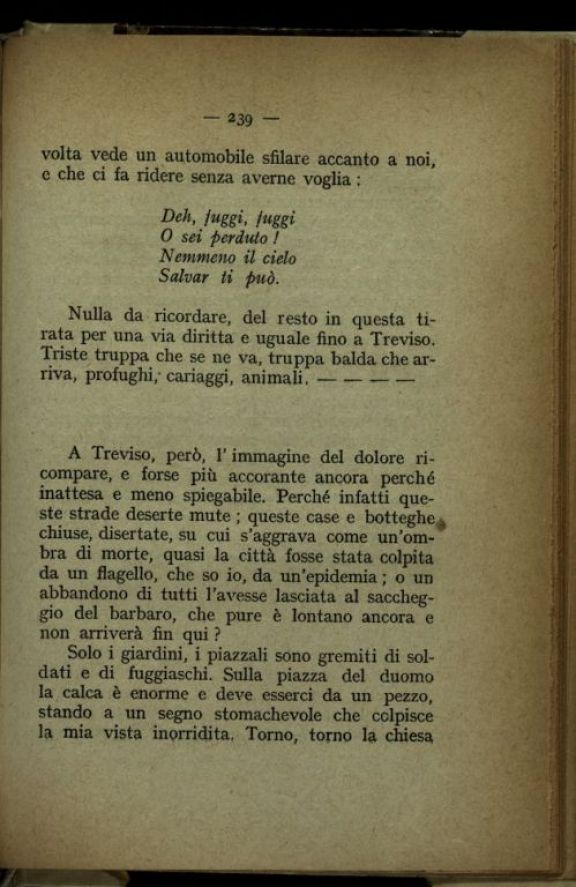 La *ritirata del Friuli  : note di un ufficiale della seconda armata  / Ardengo Soffici