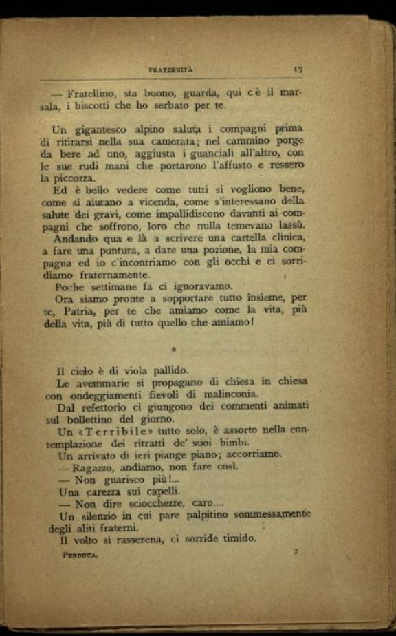 Un *anno d'ospedale (giugno 1915 - novembre 1916)  : note di un' infermiera  / Maria Luisa Perduca