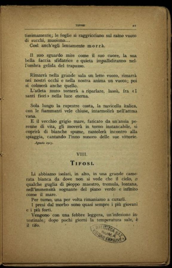 Un *anno d'ospedale (giugno 1915 - novembre 1916)  : note di un' infermiera  / Maria Luisa Perduca