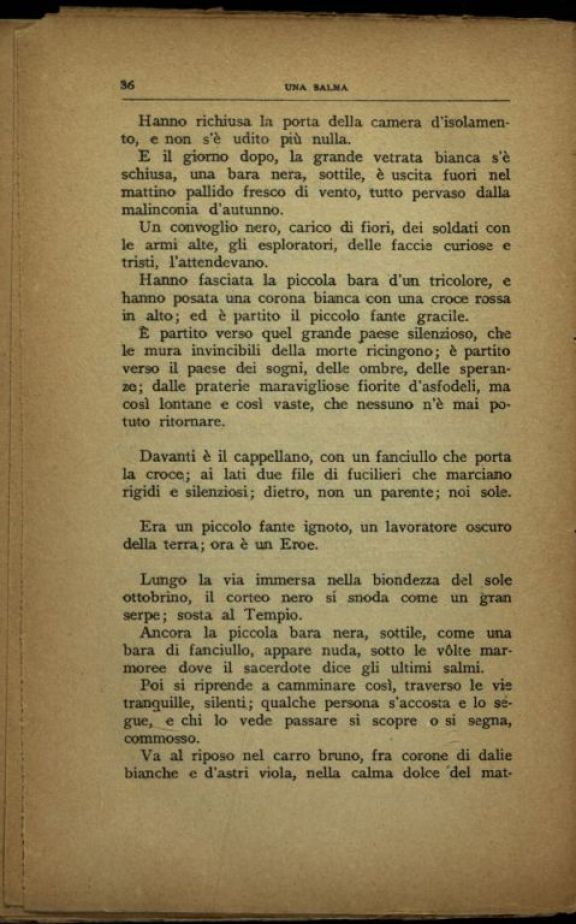 Un *anno d'ospedale (giugno 1915 - novembre 1916)  : note di un' infermiera  / Maria Luisa Perduca