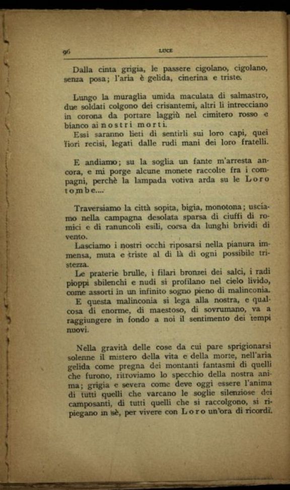 Un *anno d'ospedale (giugno 1915 - novembre 1916)  : note di un' infermiera  / Maria Luisa Perduca