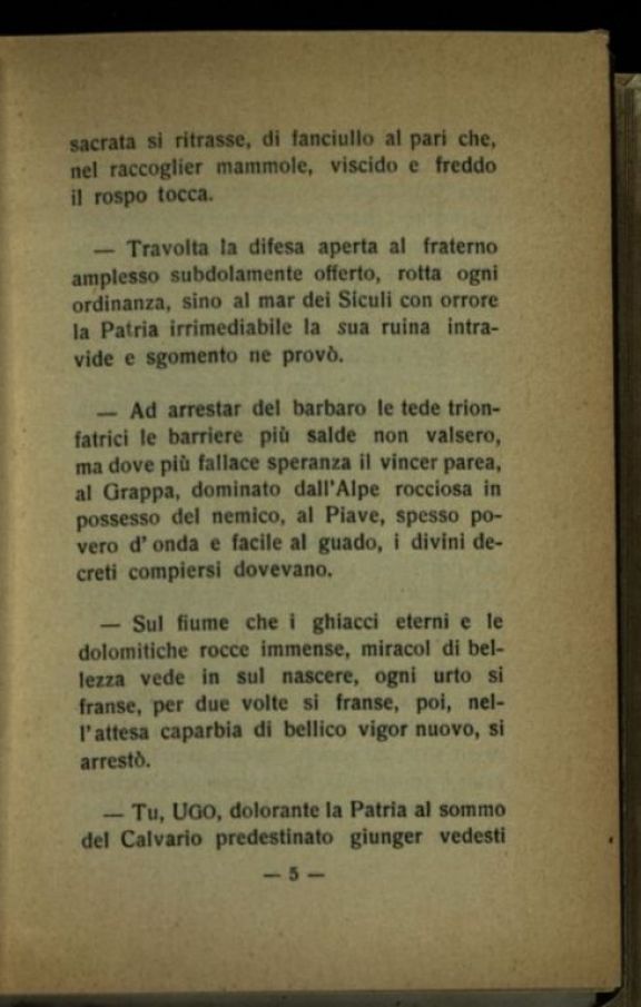 In memoria del tenente colonnello Ugo Sembranti