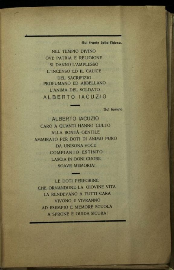 Alberto Jacuzio  : 1891-1918 /