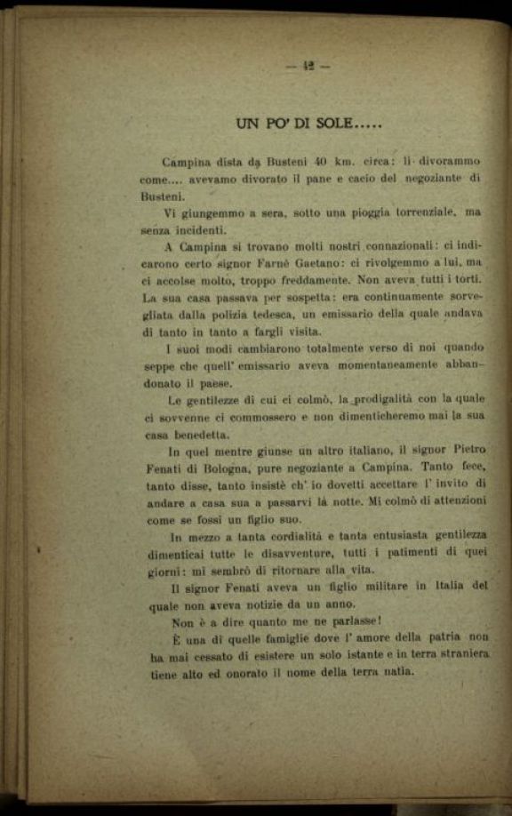 Memorie di prigionia  / Arturo Tarabusi. Riflessi d'anima : lettere dalla fronte