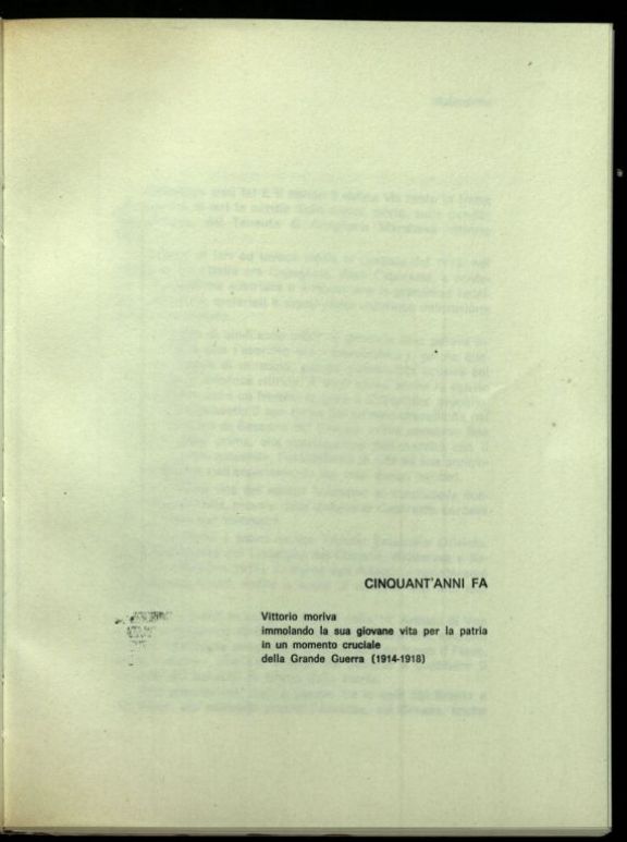 "... *Cavaliere senza macchia e senza paura..."  : In memoria del ten. d'artiglieria marchese Vittorio Ghini caduto per la patria, 14-1-1918