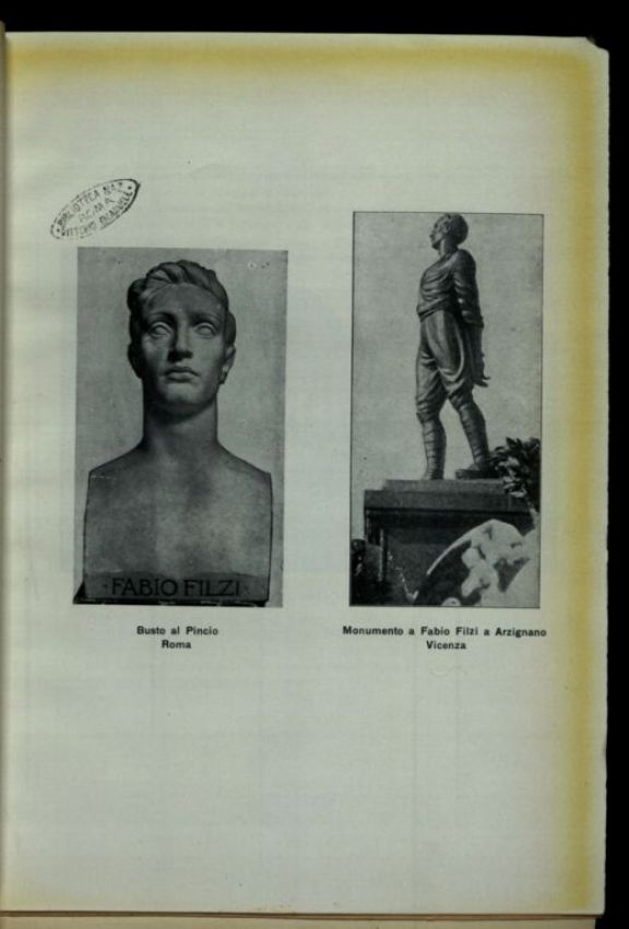 Per Fabio Filzi  : nel decimo anniversario del martirio