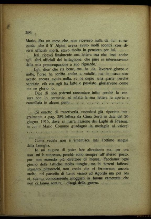 Ricordi di giovinezza e di guerra  : Mario Felice Comune capitano degli alpini  / [a cura di] Francesco Emilio e Carlo Felice Comune