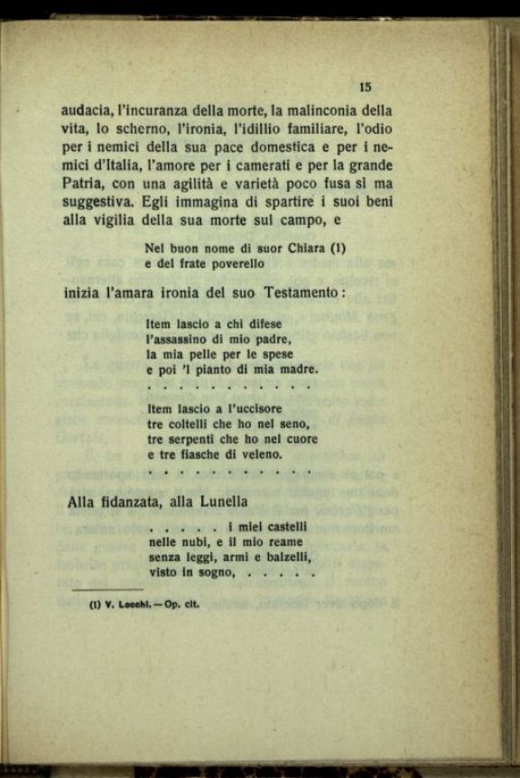 Vittorio Locchi e la Sagra di Santa Gorizia  ; Dante  : Farinata e Cavalcanti  / Salvatore Tedesco