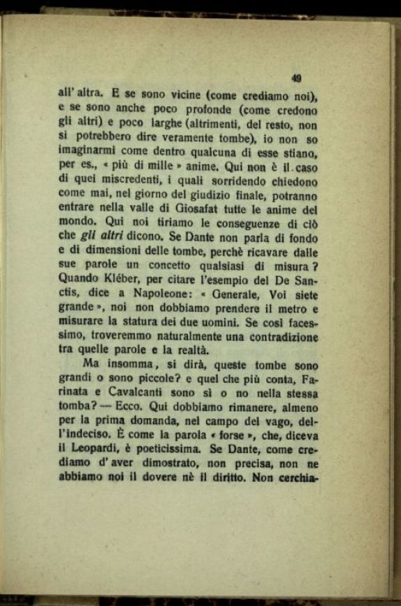 Vittorio Locchi e la Sagra di Santa Gorizia  ; Dante  : Farinata e Cavalcanti  / Salvatore Tedesco