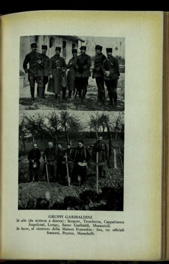 La *rossa avanguardia dell'Argonna  : diario di un garibaldino alla guerra franco-tedesca (1914-15)  : fotografie e documenti inediti  / Camillo Marabini  ; prefazione di Gabriele D'Annunzio