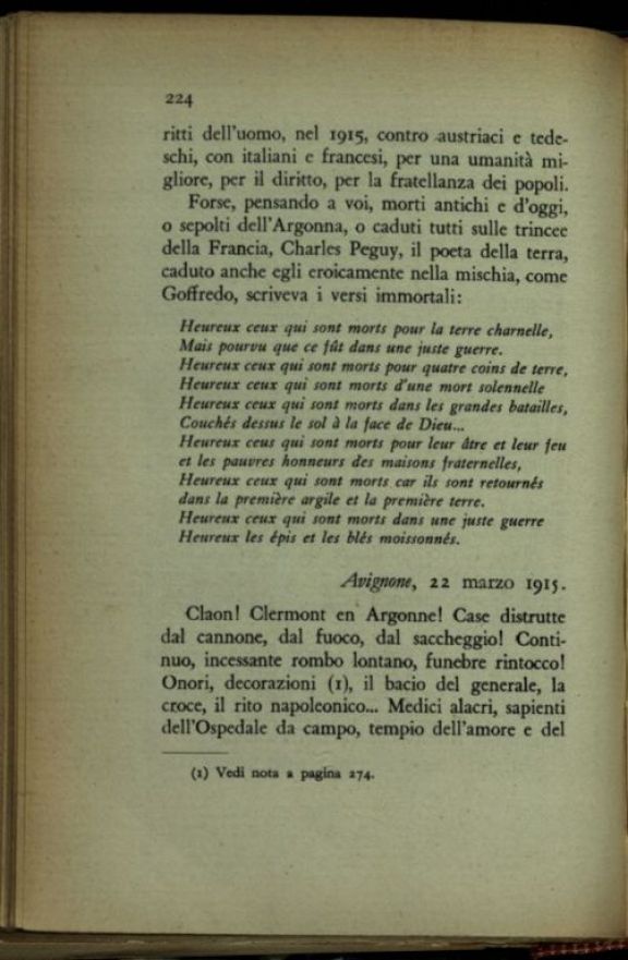La *rossa avanguardia dell'Argonna  : diario di un garibaldino alla guerra franco-tedesca (1914-15)  : fotografie e documenti inediti  / Camillo Marabini  ; prefazione di Gabriele D'Annunzio