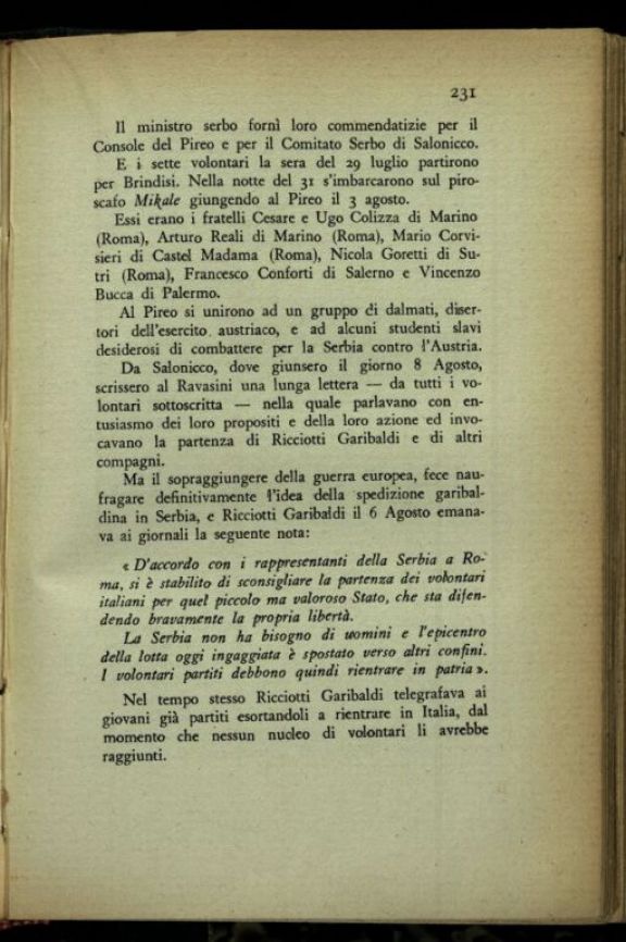 La *rossa avanguardia dell'Argonna  : diario di un garibaldino alla guerra franco-tedesca (1914-15)  : fotografie e documenti inediti  / Camillo Marabini  ; prefazione di Gabriele D'Annunzio