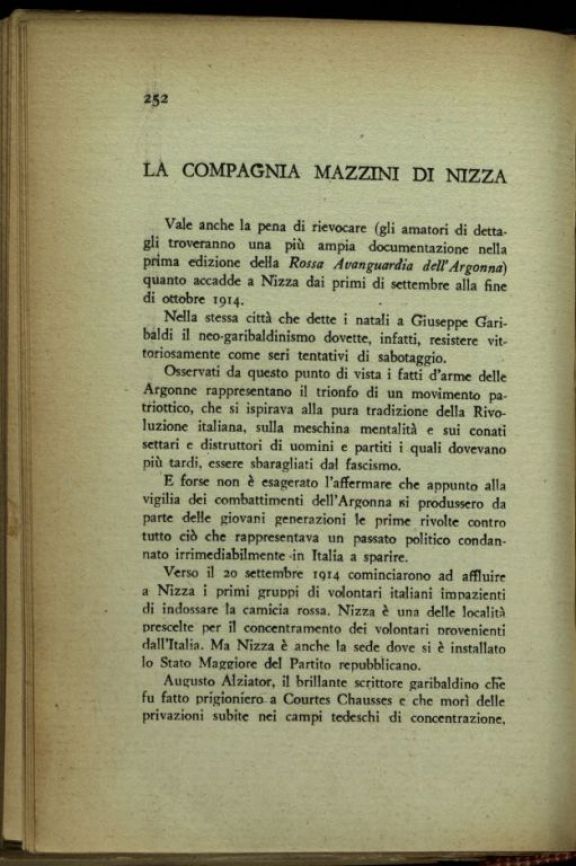 La *rossa avanguardia dell'Argonna  : diario di un garibaldino alla guerra franco-tedesca (1914-15)  : fotografie e documenti inediti  / Camillo Marabini  ; prefazione di Gabriele D'Annunzio