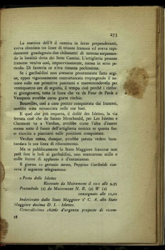 La *rossa avanguardia dell'Argonna  : diario di un garibaldino alla guerra franco-tedesca (1914-15)  : fotografie e documenti inediti  / Camillo Marabini  ; prefazione di Gabriele D'Annunzio