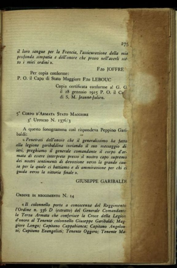 La *rossa avanguardia dell'Argonna  : diario di un garibaldino alla guerra franco-tedesca (1914-15)  : fotografie e documenti inediti  / Camillo Marabini  ; prefazione di Gabriele D'Annunzio