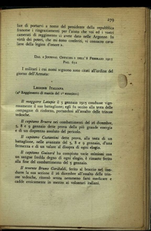 La *rossa avanguardia dell'Argonna  : diario di un garibaldino alla guerra franco-tedesca (1914-15)  : fotografie e documenti inediti  / Camillo Marabini  ; prefazione di Gabriele D'Annunzio