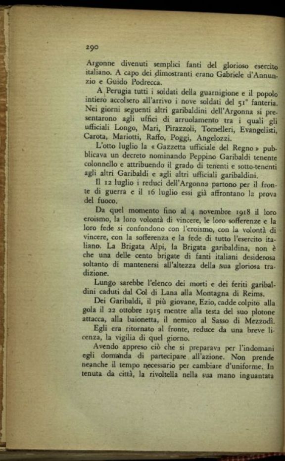 La *rossa avanguardia dell'Argonna  : diario di un garibaldino alla guerra franco-tedesca (1914-15)  : fotografie e documenti inediti  / Camillo Marabini  ; prefazione di Gabriele D'Annunzio