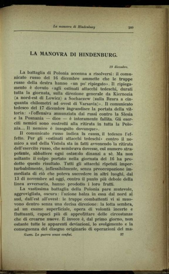 La *guerra senza confini  / osservata e commentata da Angelo Gatti