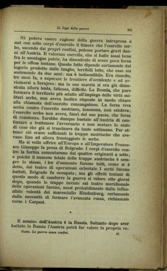 La *guerra senza confini  / osservata e commentata da Angelo Gatti