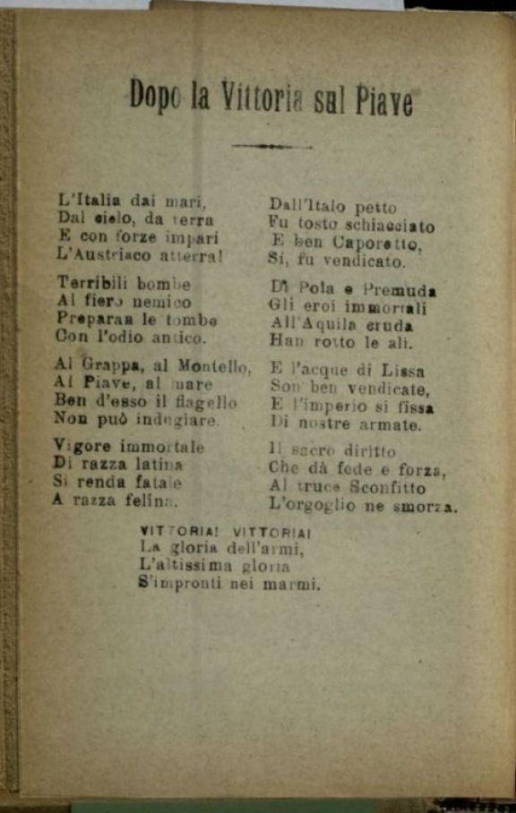 Vittoria! Vittoria! Vittoria!  / [P.G. Raschi]