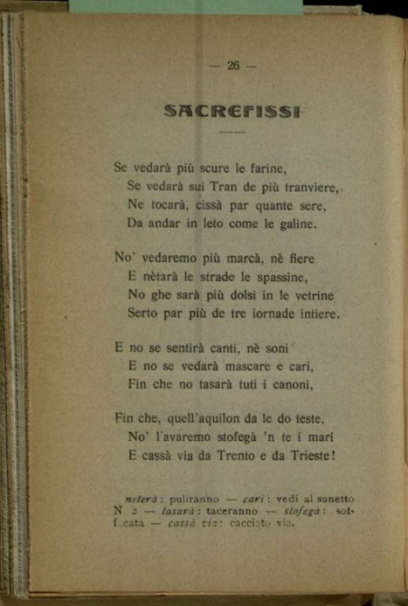 La *Guera  : sonetti veronesi  / di Attilio Turco  ; pubblicato a cura e a totale beneficio del Comitato Nazionale per le biblioteche del soldato..