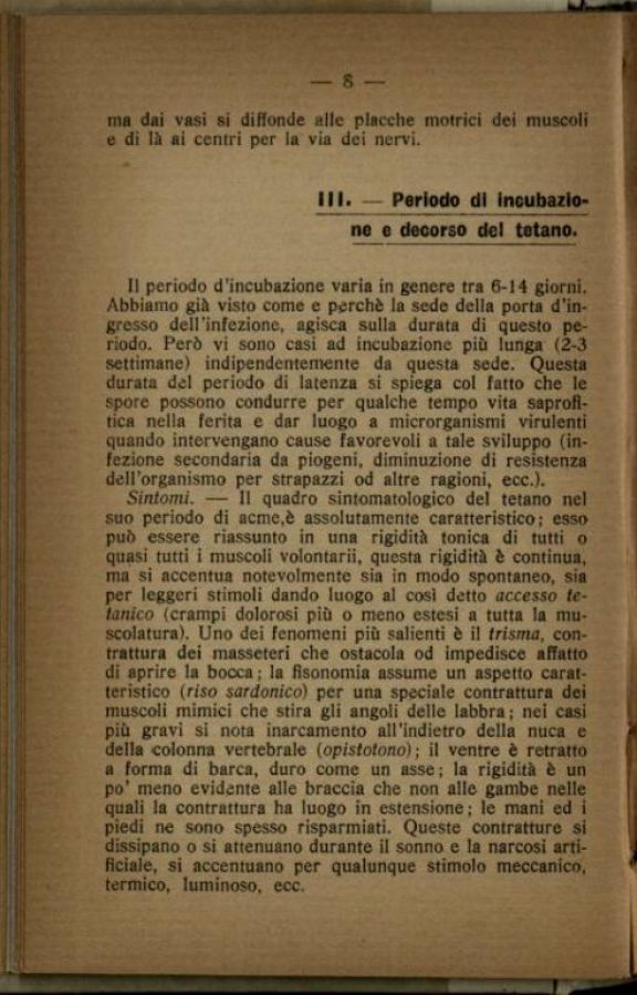 La *difesa contro il tetano  : sieroterapia  / A. M. Luzzatto