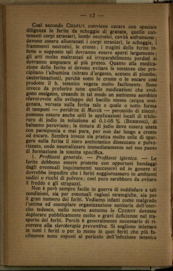La *difesa contro il tetano  : sieroterapia  / A. M. Luzzatto