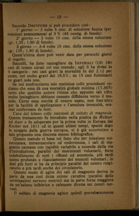 La *difesa contro il tetano  : sieroterapia  / A. M. Luzzatto