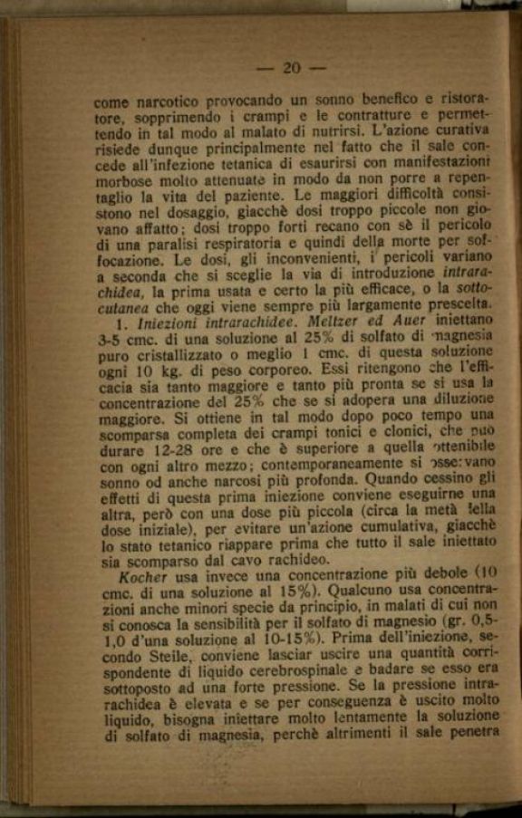 La *difesa contro il tetano  : sieroterapia  / A. M. Luzzatto