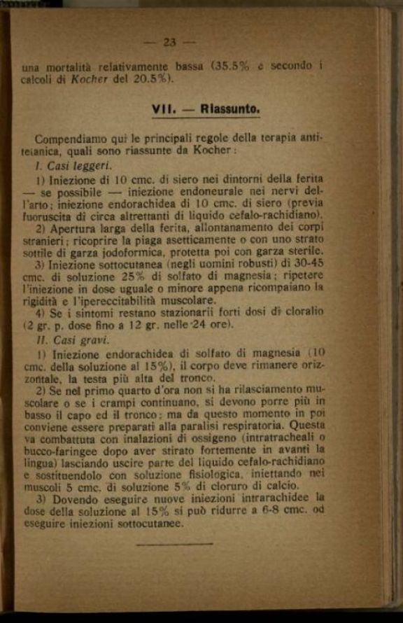 La *difesa contro il tetano  : sieroterapia  / A. M. Luzzatto