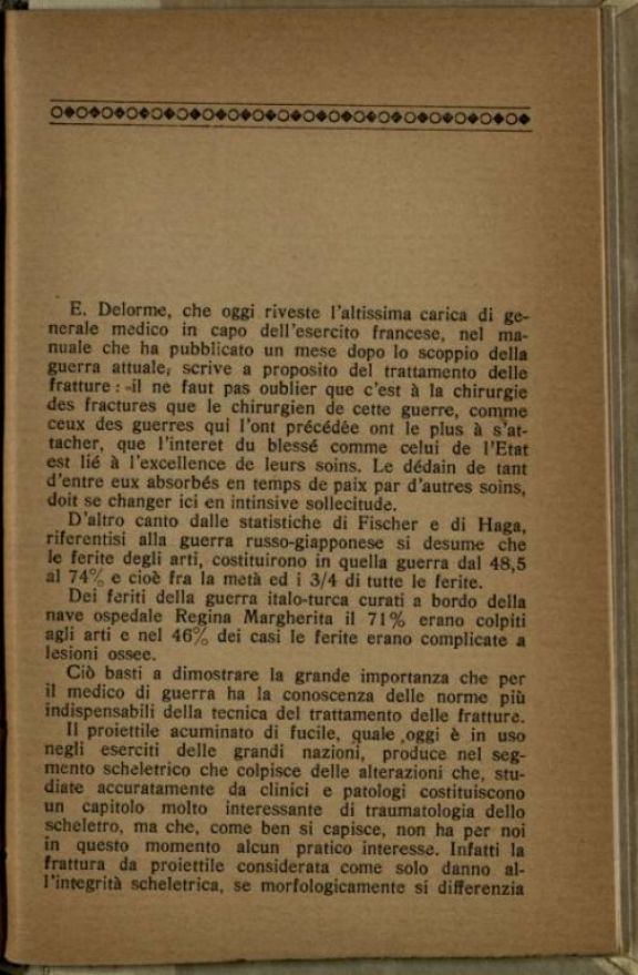 Il *trattamento delle fratture in guerra  / Vittorio Putti