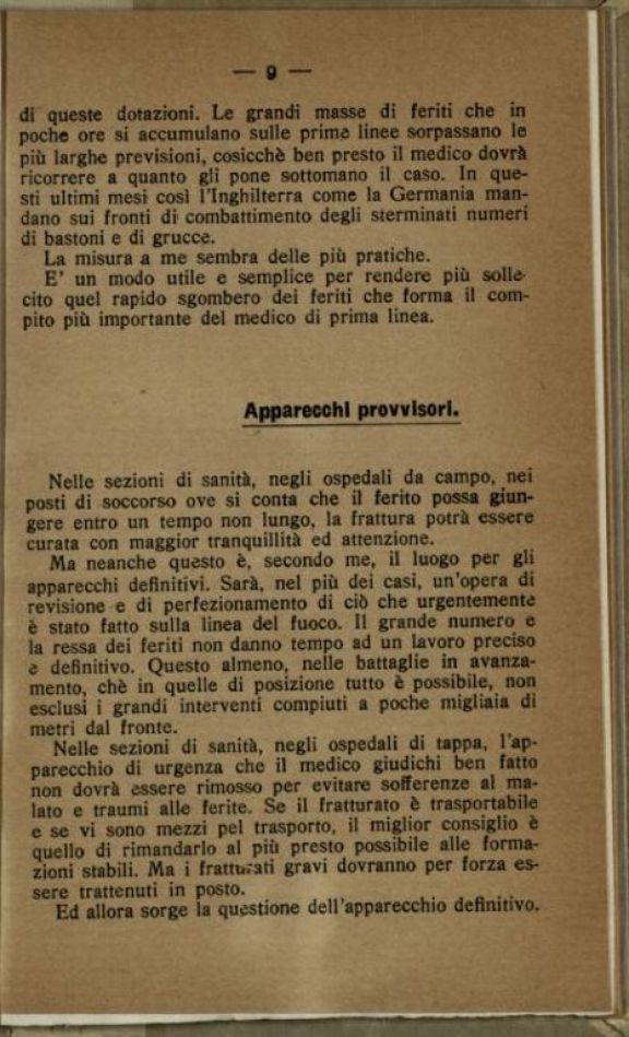 Il *trattamento delle fratture in guerra  / Vittorio Putti