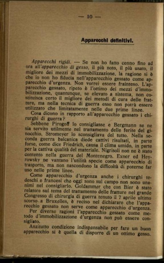 Il *trattamento delle fratture in guerra  / Vittorio Putti