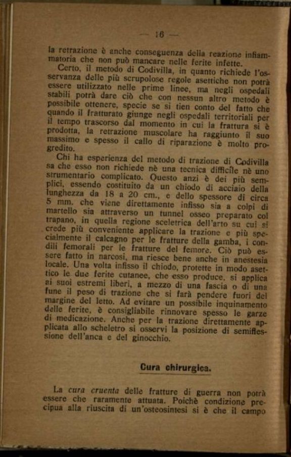 Il *trattamento delle fratture in guerra  / Vittorio Putti