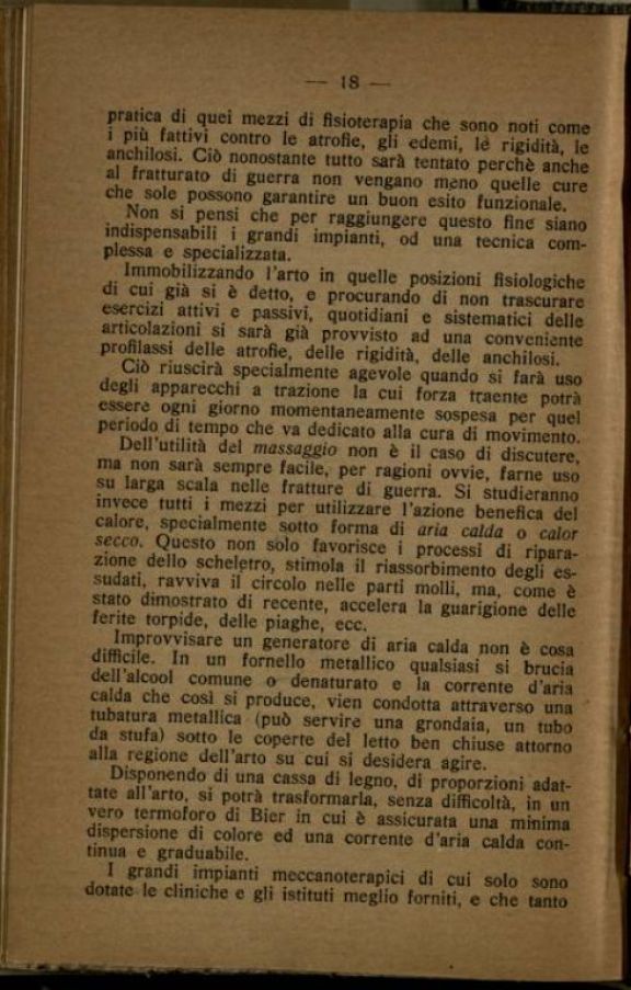 Il *trattamento delle fratture in guerra  / Vittorio Putti