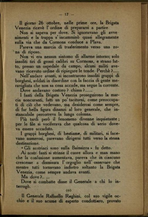La *Brigata Venezia (83-84 fanteria) dai primi giorni della guerra ad oggi  : conferenza tenuta dal tenente Enrico Taddei nella "Sala dei Duegento" in Firenze il giorno 21 Aprile 1918  / Enrico Taddei