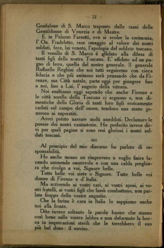 La *Brigata Venezia (83-84 fanteria) dai primi giorni della guerra ad oggi  : conferenza tenuta dal tenente Enrico Taddei nella "Sala dei Duegento" in Firenze il giorno 21 Aprile 1918  / Enrico Taddei