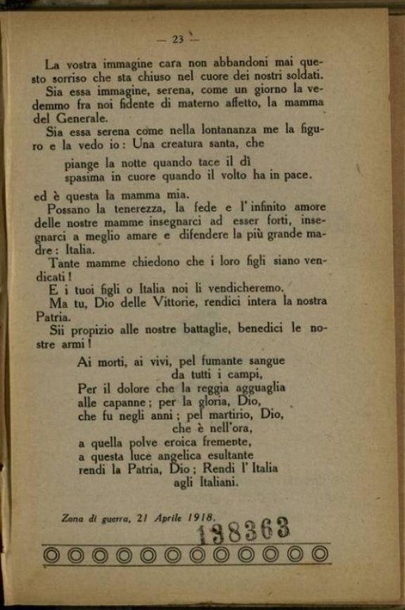 La *Brigata Venezia (83-84 fanteria) dai primi giorni della guerra ad oggi  : conferenza tenuta dal tenente Enrico Taddei nella "Sala dei Duegento" in Firenze il giorno 21 Aprile 1918  / Enrico Taddei