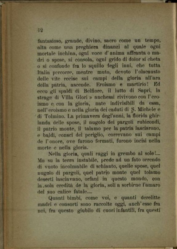 Ai fanciulli d'Italia  : nel 24 maggio 1916  / Melchiorre Niccol