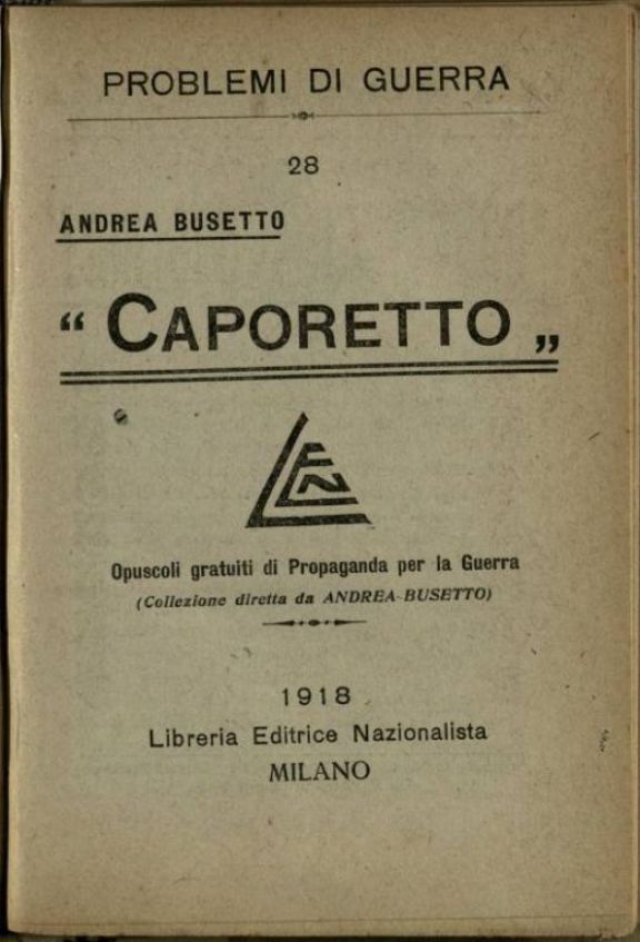 Caporetto  / Andrea Busetto