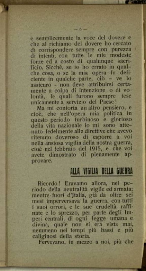 Discorso dell'on. Cesare Nava ai suoi elettori  : Monza 12 gennaio 1919