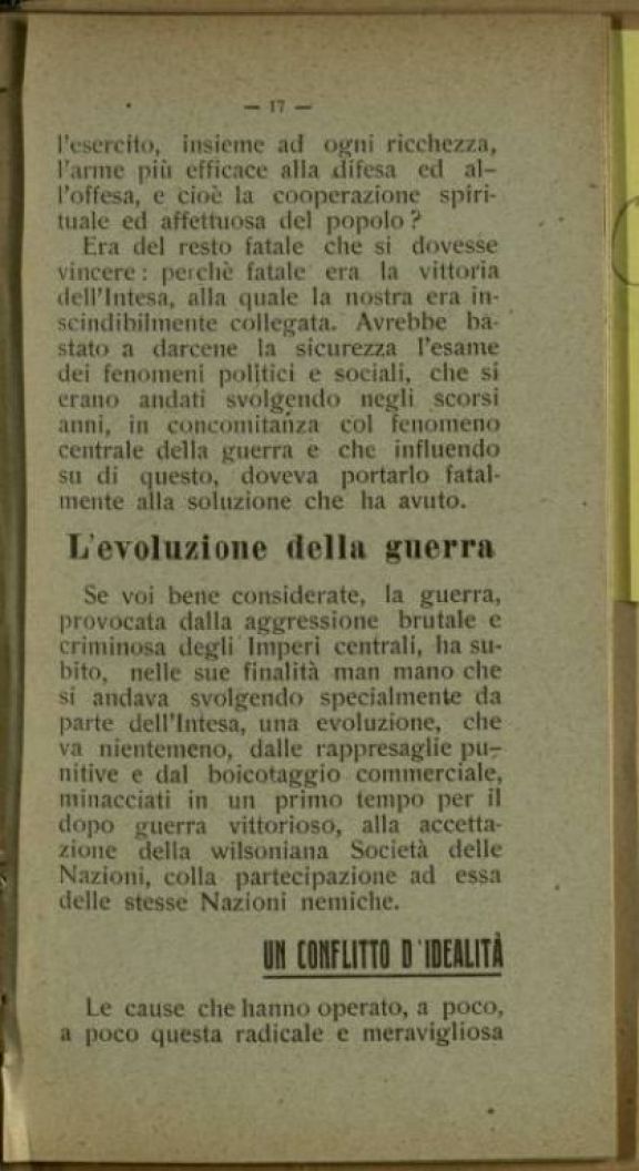 Discorso dell'on. Cesare Nava ai suoi elettori  : Monza 12 gennaio 1919