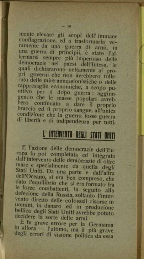 Discorso dell'on. Cesare Nava ai suoi elettori  : Monza 12 gennaio 1919