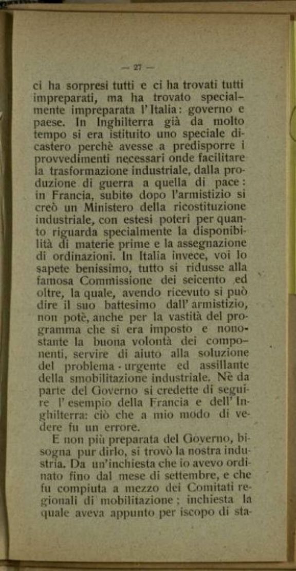 Discorso dell'on. Cesare Nava ai suoi elettori  : Monza 12 gennaio 1919