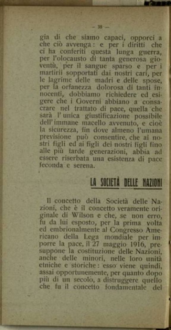 Discorso dell'on. Cesare Nava ai suoi elettori  : Monza 12 gennaio 1919