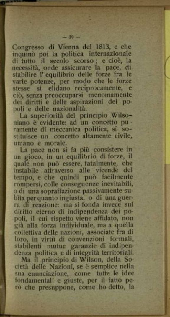 Discorso dell'on. Cesare Nava ai suoi elettori  : Monza 12 gennaio 1919